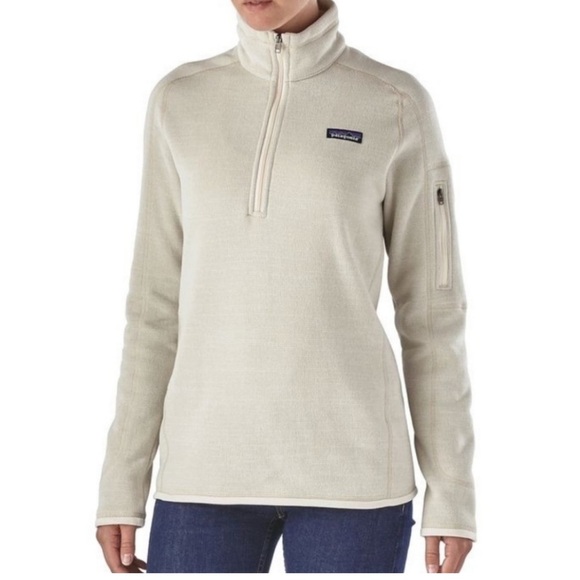 PATAGONIA Womens Better Sweater 1/4 Zip Pelican OO. - Picture 2 of 11